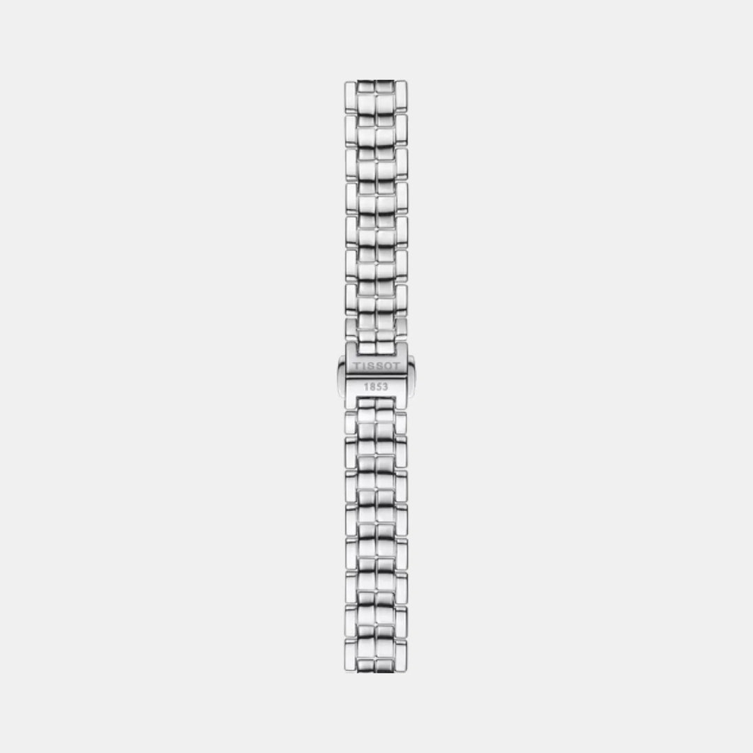 Tissot Flamingo Ladies Watch – 30mm White Mother-of-Pearl Dial Steel Bracelet