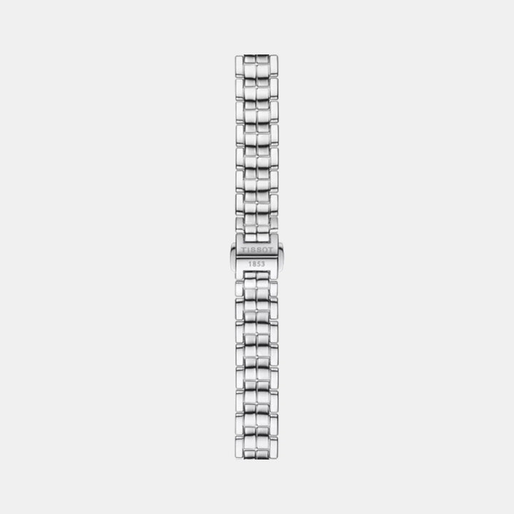 Tissot Flamingo Ladies Watch – 30mm White Mother-of-Pearl Dial Steel Bracelet