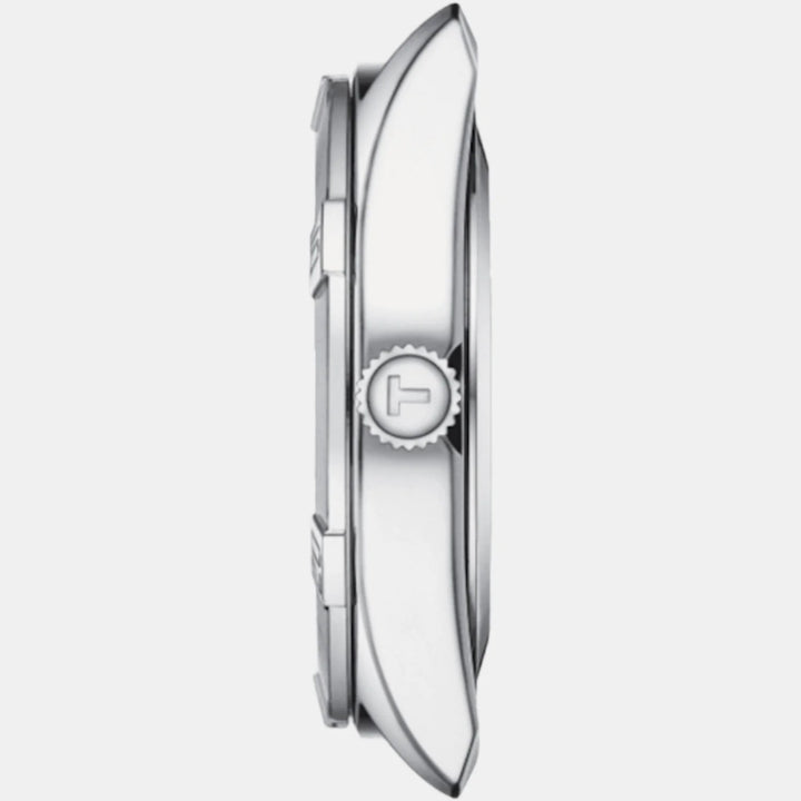 Tissot PR 100 Sport Chic Ladies Watch – 36mm Ice Blue Dial Steel Bracelet