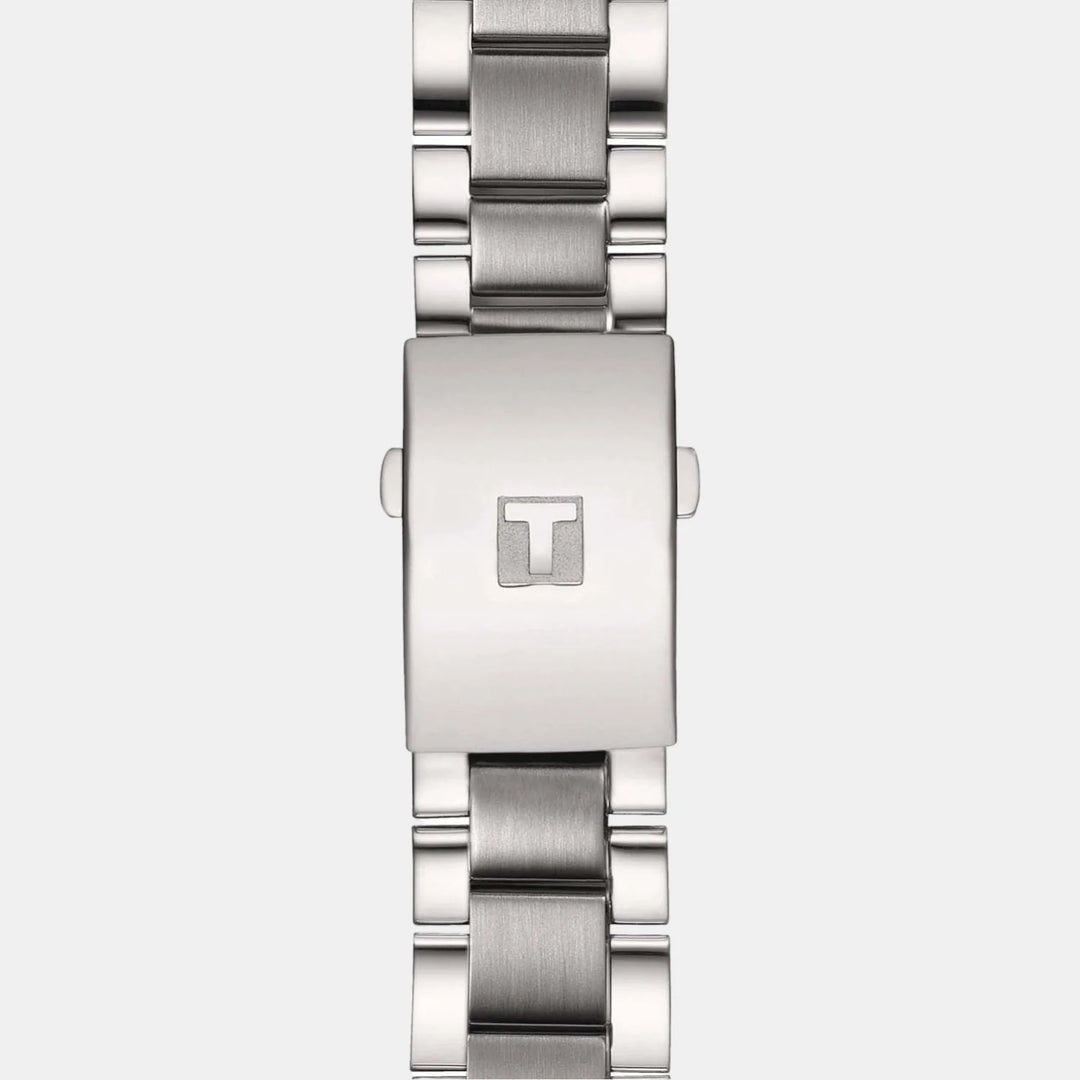 Tissot Chrono XL Classic Quartz Chronograph Watch – 45mm Blue Dial Steel Bracelet