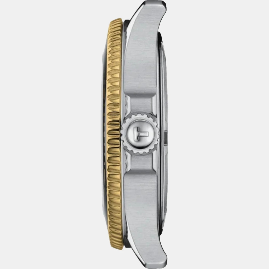 Tissot Seastar 1000 Quartz Watch – 36mm Black Dial Two-Tone Bracelet