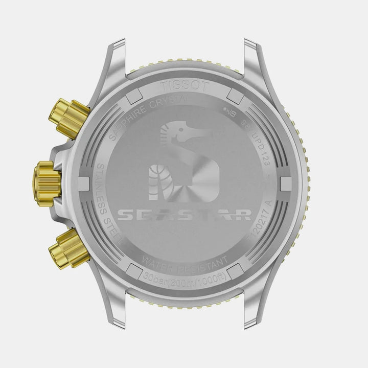 Tissot Seastar 1000 Quartz Chronograph Watch – 38mm Grey Dial Steel Bracelet