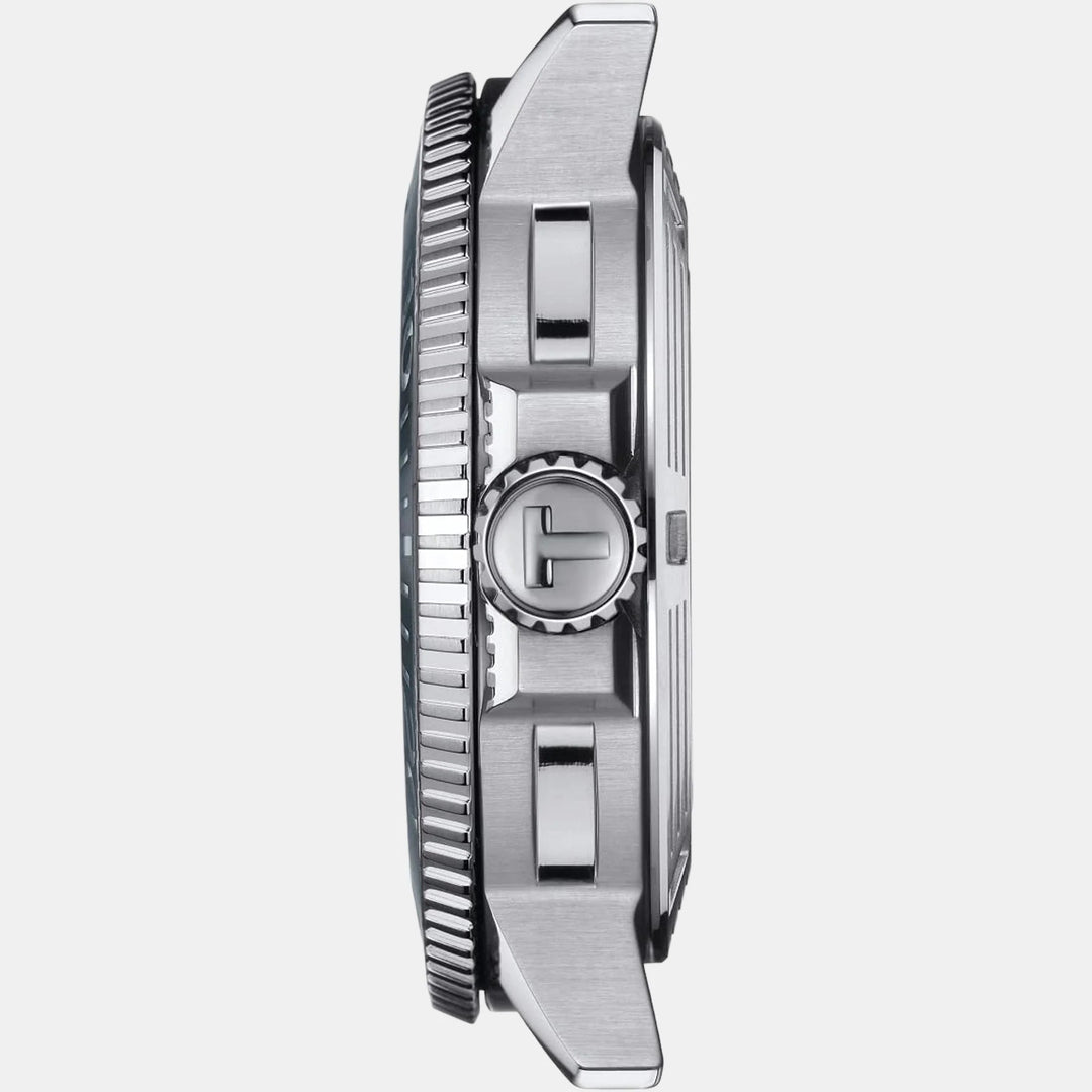 Tissot Seastar 1000 Powermatic 80 Watch – 43mm Grey Dial Steel Bracelet
