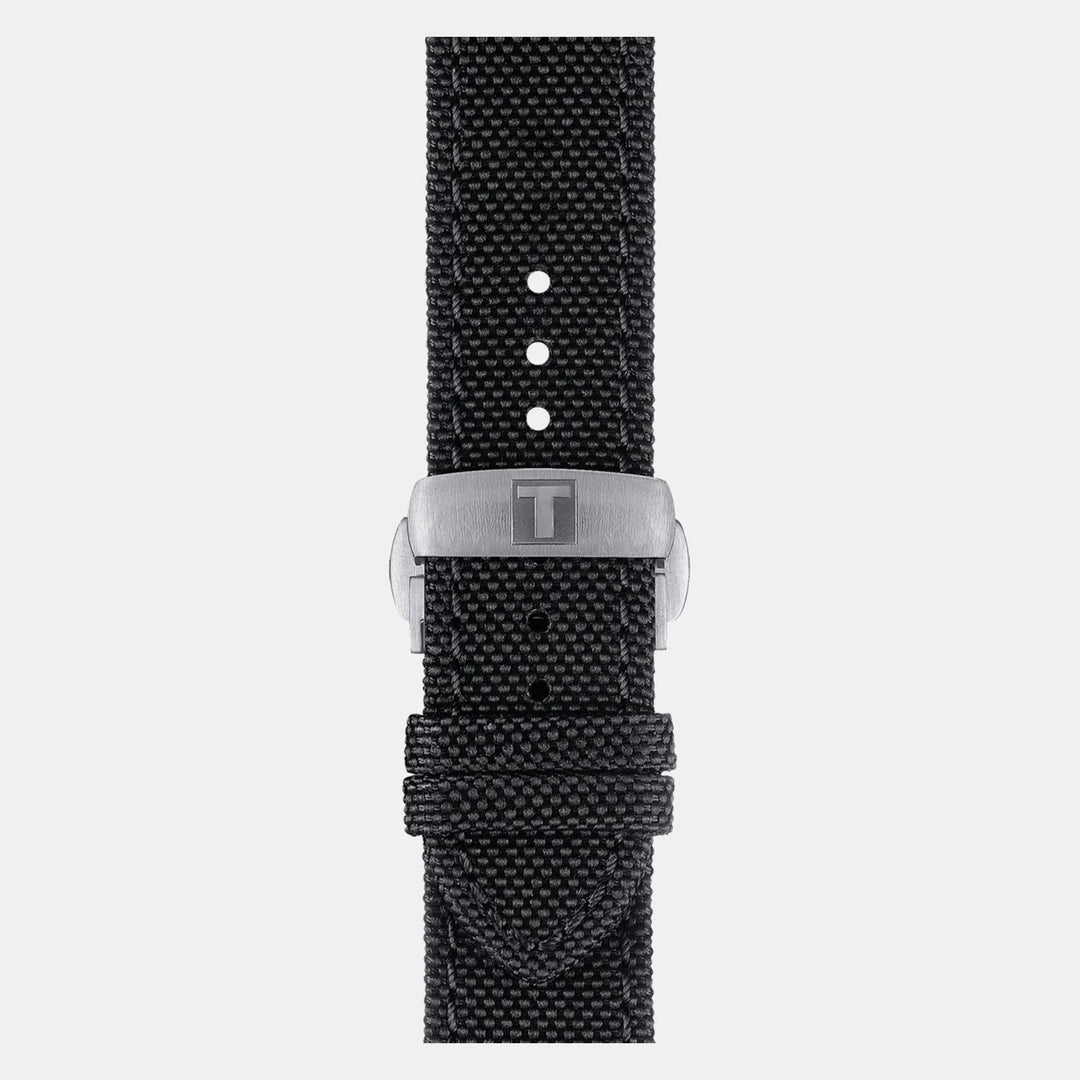 Tissot Seastar 1000 Powermatic 80 Watch – 43mm Black Dial Black Fabric Strap