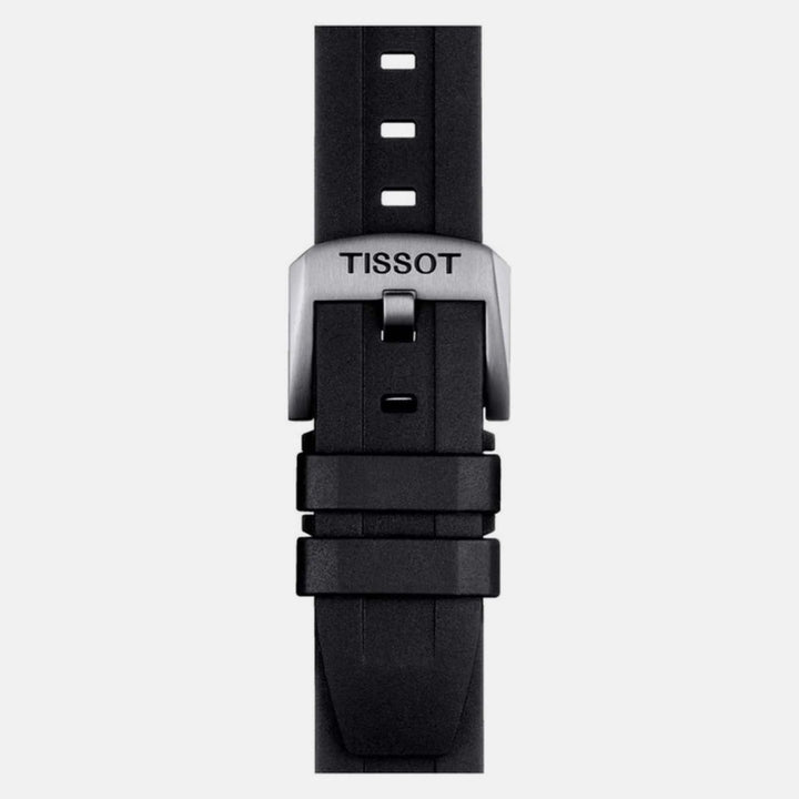 Tissot Seastar 1000 Quartz Watch – 40mm Black Dial Yellow Gold PVD Rubber Strap