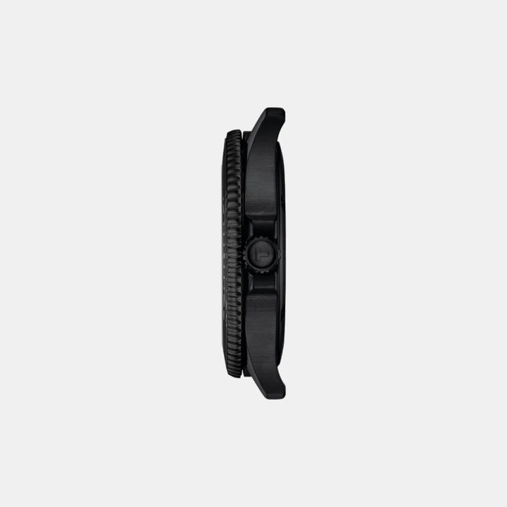 Tissot Seastar 1000 Quartz Watch – 40mm Red-Black Dial Black PVD Bracelet