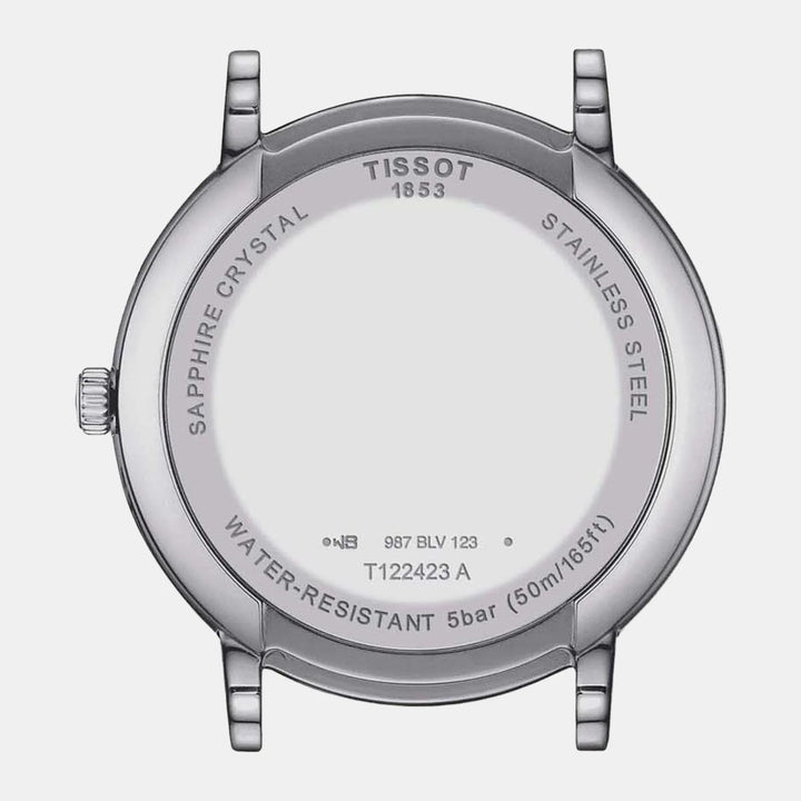 Tissot Carson Premium Gent Moonphase Watch – 40mm Silver Dial Steel Bracelet