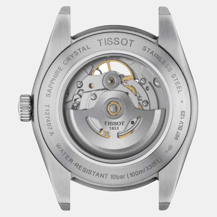 Tissot Gentleman Powermatic 80 Open Heart Automatic Watch – 40mm Blue Dial Steel Bracelet
