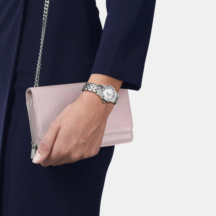 Tissot Classic Dream Lady Watch – 28mm White Dial Steel Bracelet