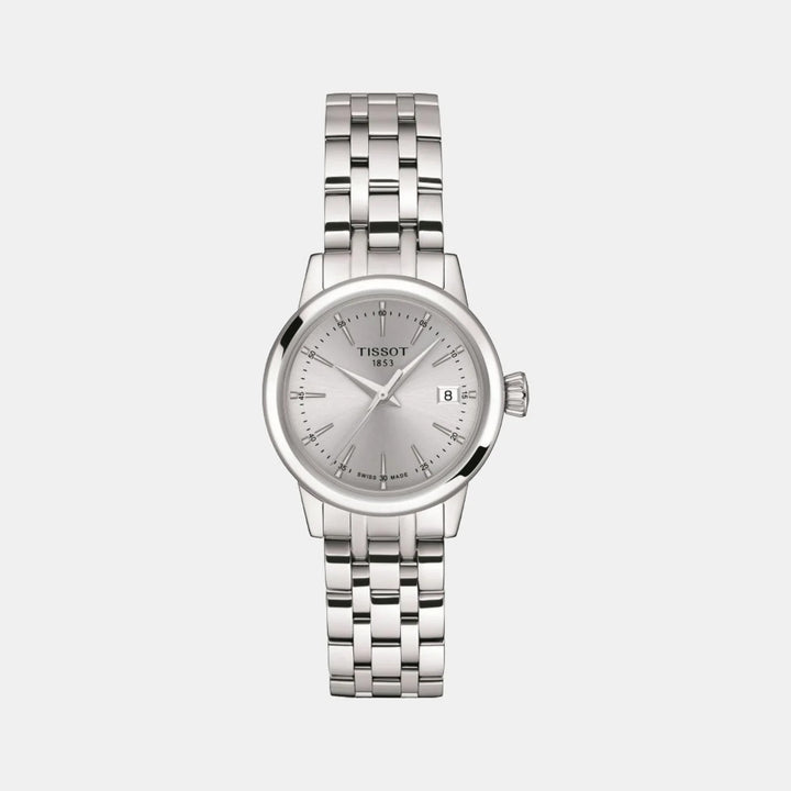 Tissot Classic Dream Lady Watch – 28mm Silver Dial Steel Bracelet