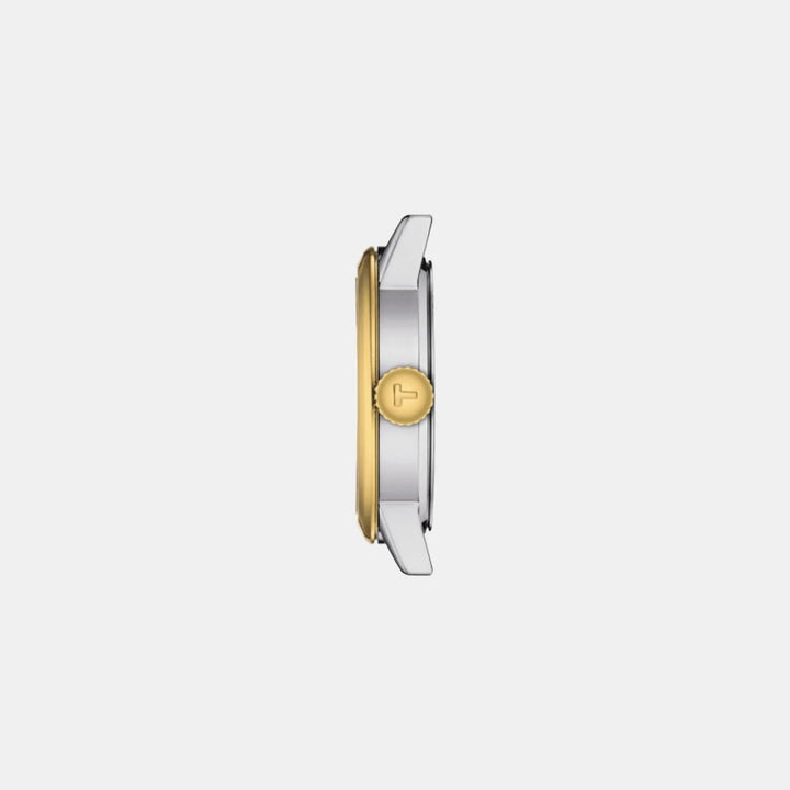 Tissot Classic Dream Lady Watch – 28mm Silver Dial Two-Tone Yellow Gold Bracelet