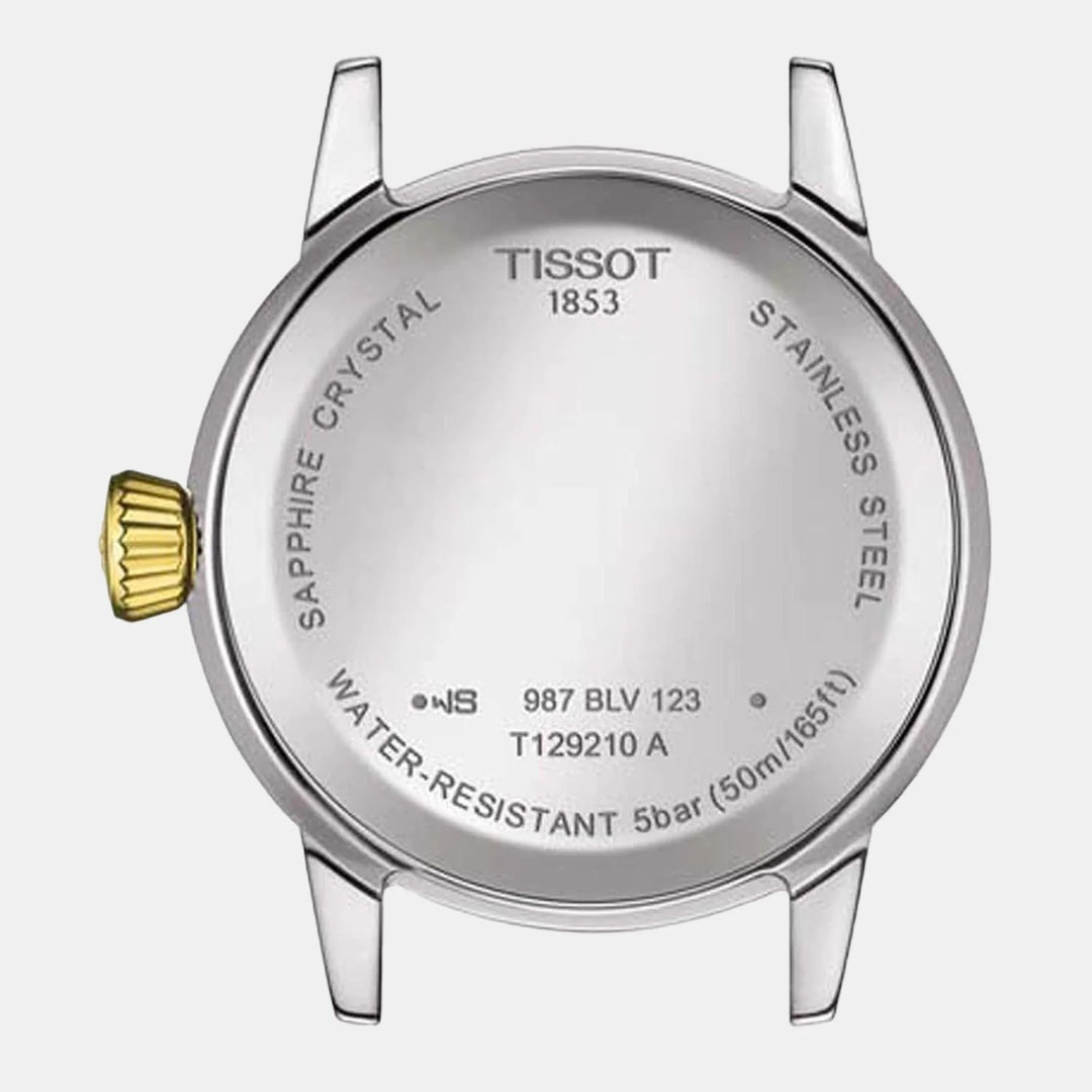 Tissot Classic Dream Lady Watch – 28mm Ivory Dial Two-Tone Yellow Gold Bracelet