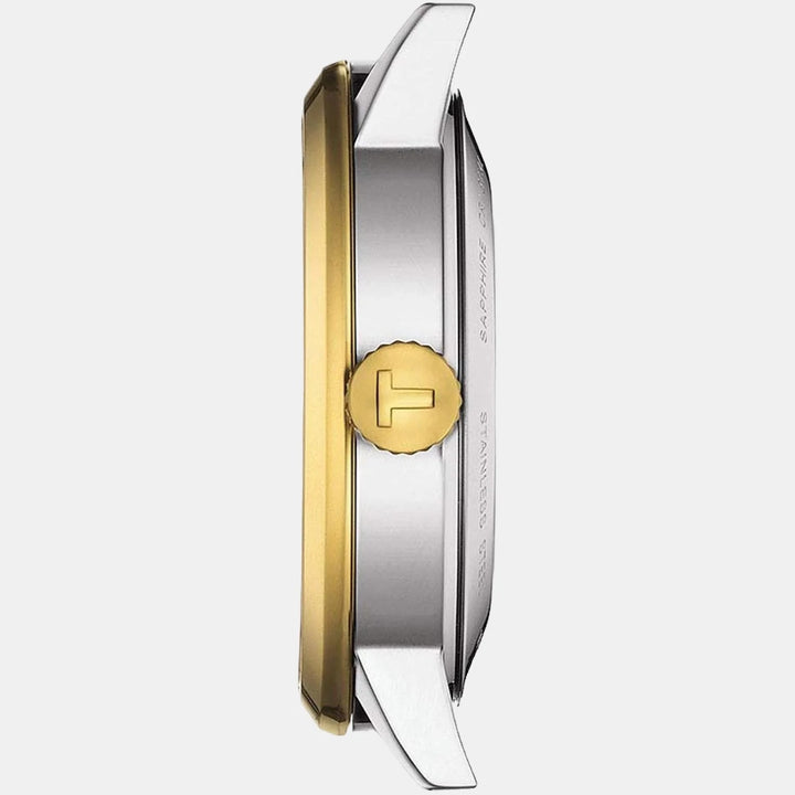 Tissot Classic Dream Swissmatic Automatic Watch – 42mm Silver Dial Two-Tone Yellow Gold Bracelet