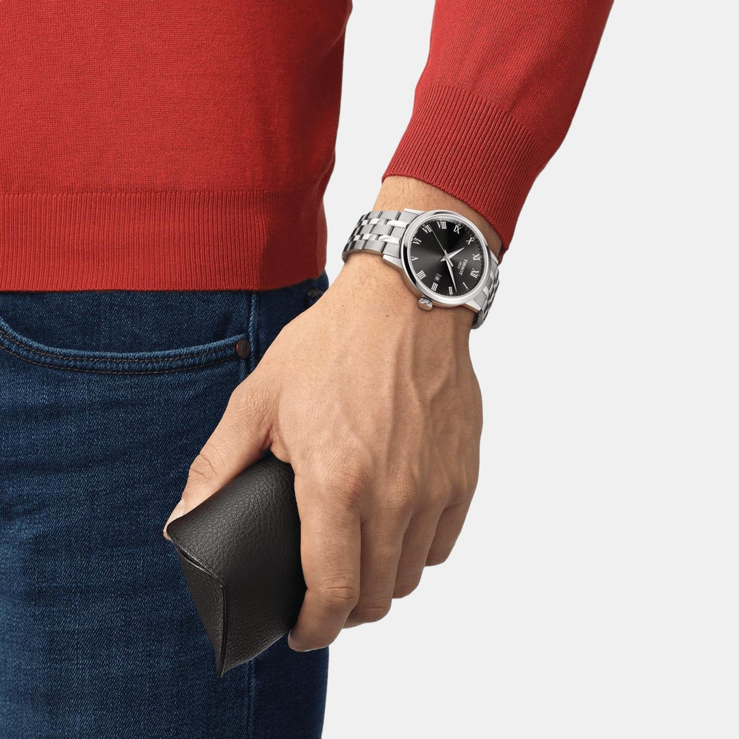 Tissot Classic Dream Gent Watch – 42mm Black Dial Steel Bracelet