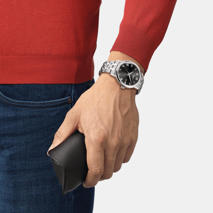 Tissot Classic Dream Gent Watch – 42mm Black Dial Steel Bracelet