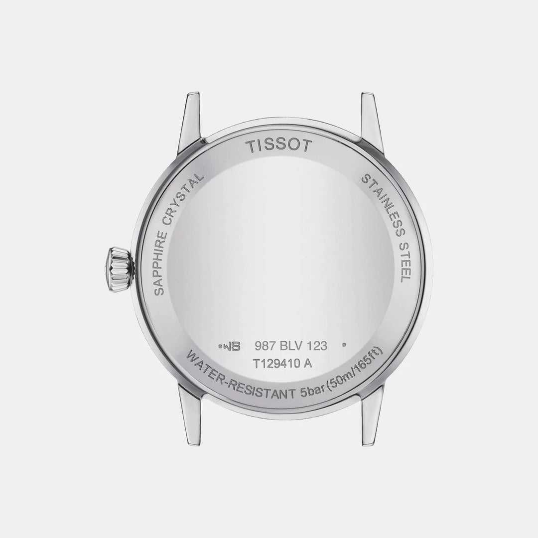 Tissot Classic Dream Gent Watch – 42mm Black Dial Steel Bracelet