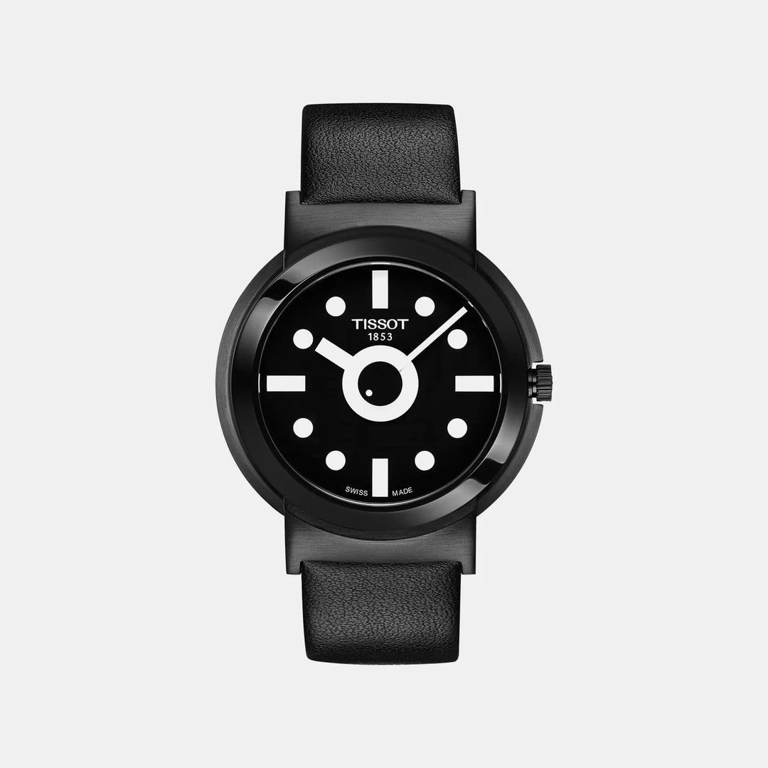 Tissot Heritage Memphis Gent Limited Edition Watch – 41mm Black Dial Black Leather Strap