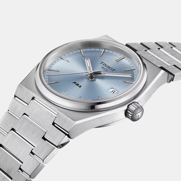 Tissot PRX 35mm Quartz Watch – Ice Blue Dial
