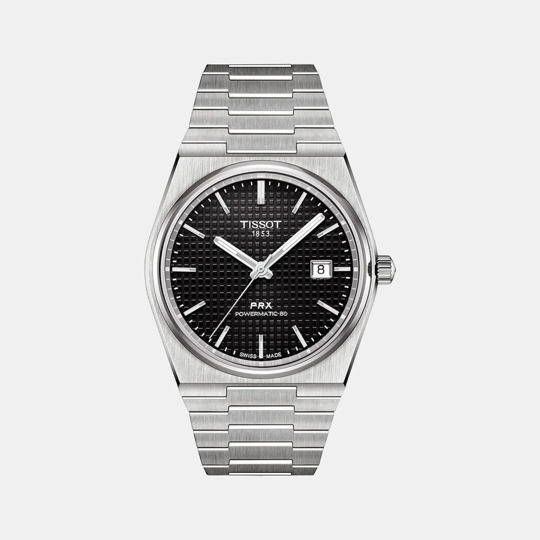 Tissot PRX Powermatic 80 40mm Automatic Watch – Black Dial