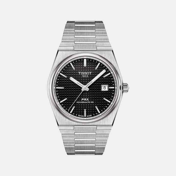 Tissot PRX Powermatic 80 40mm Automatic Watch – Black Dial