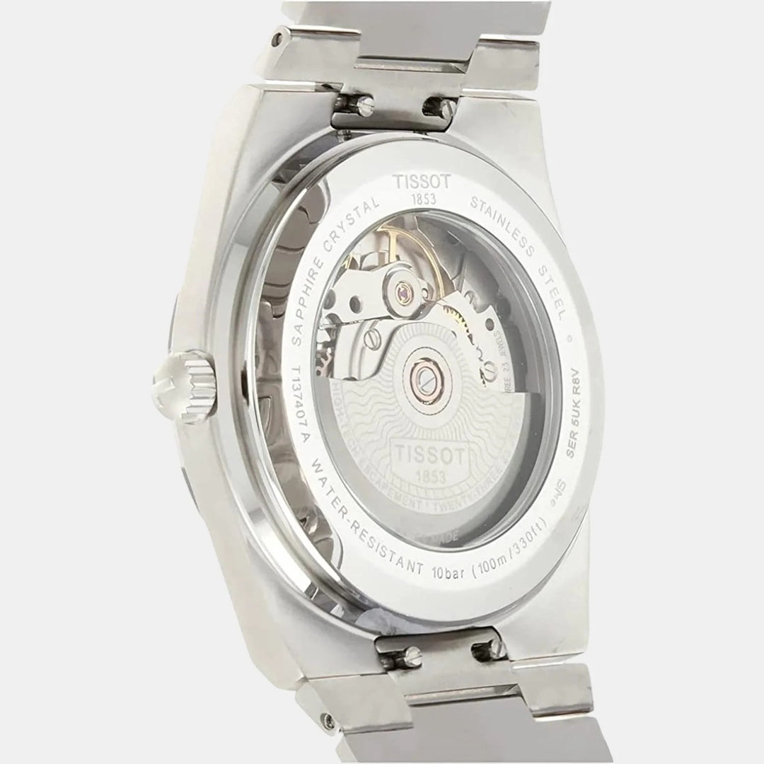 Tissot PRX Powermatic 80 40mm Automatic Watch – Black Dial Rubber Strap