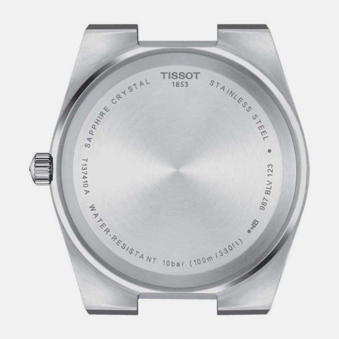 Tissot PRX 40mm Quartz Watch – Black Dial Leather Strap