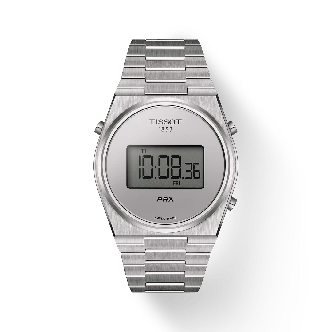 Tissot PRX 40mm Digital Quartz Watch – Silver