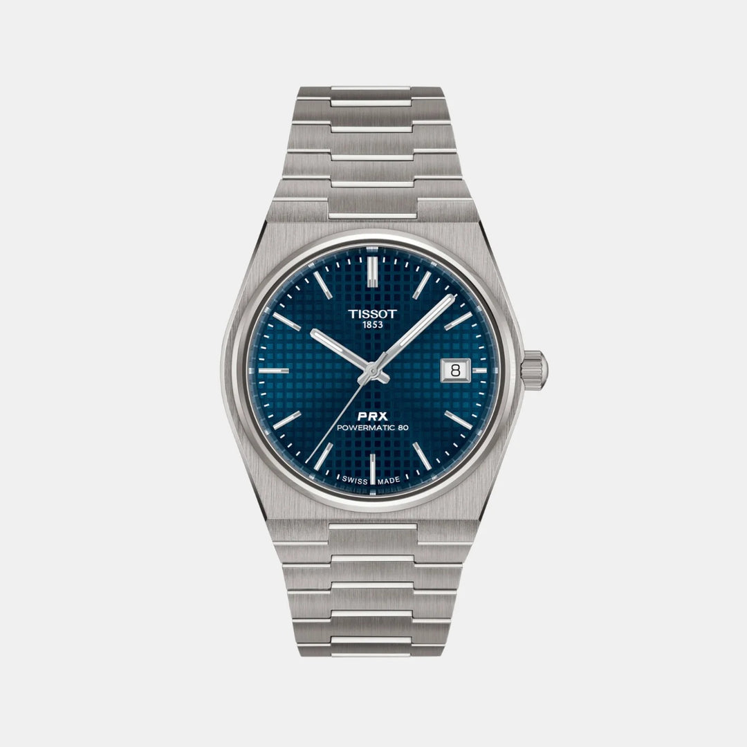 Tissot PRX Powermatic 80 38mm Titanium Automatic Watch – Blue Dial