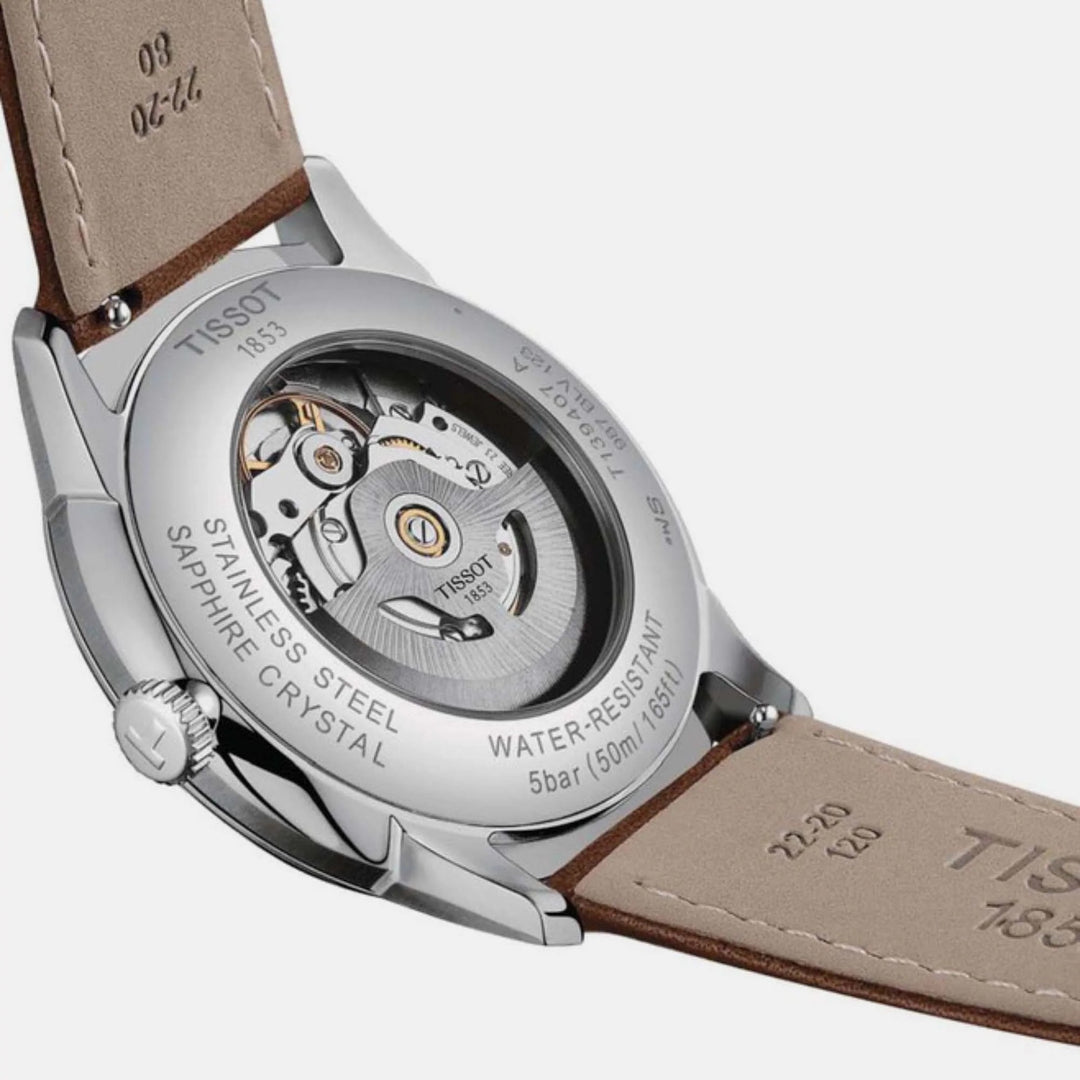 Tissot Chemin des Tourelles 42mm Powermatic 80 Watch – Blue Dial Titanium
