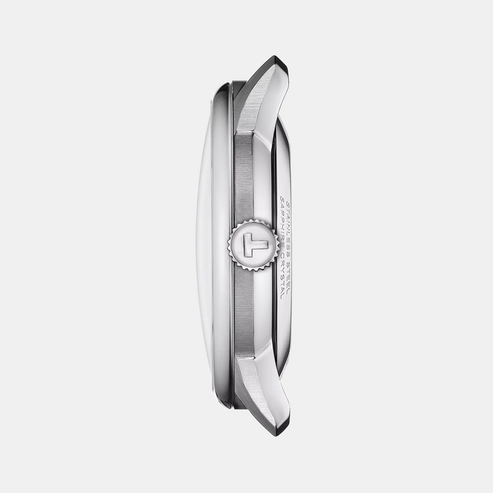 Tissot Chemin des Tourelles Skeleton 39mm Powermatic 80 Watch – Ivory Titanium