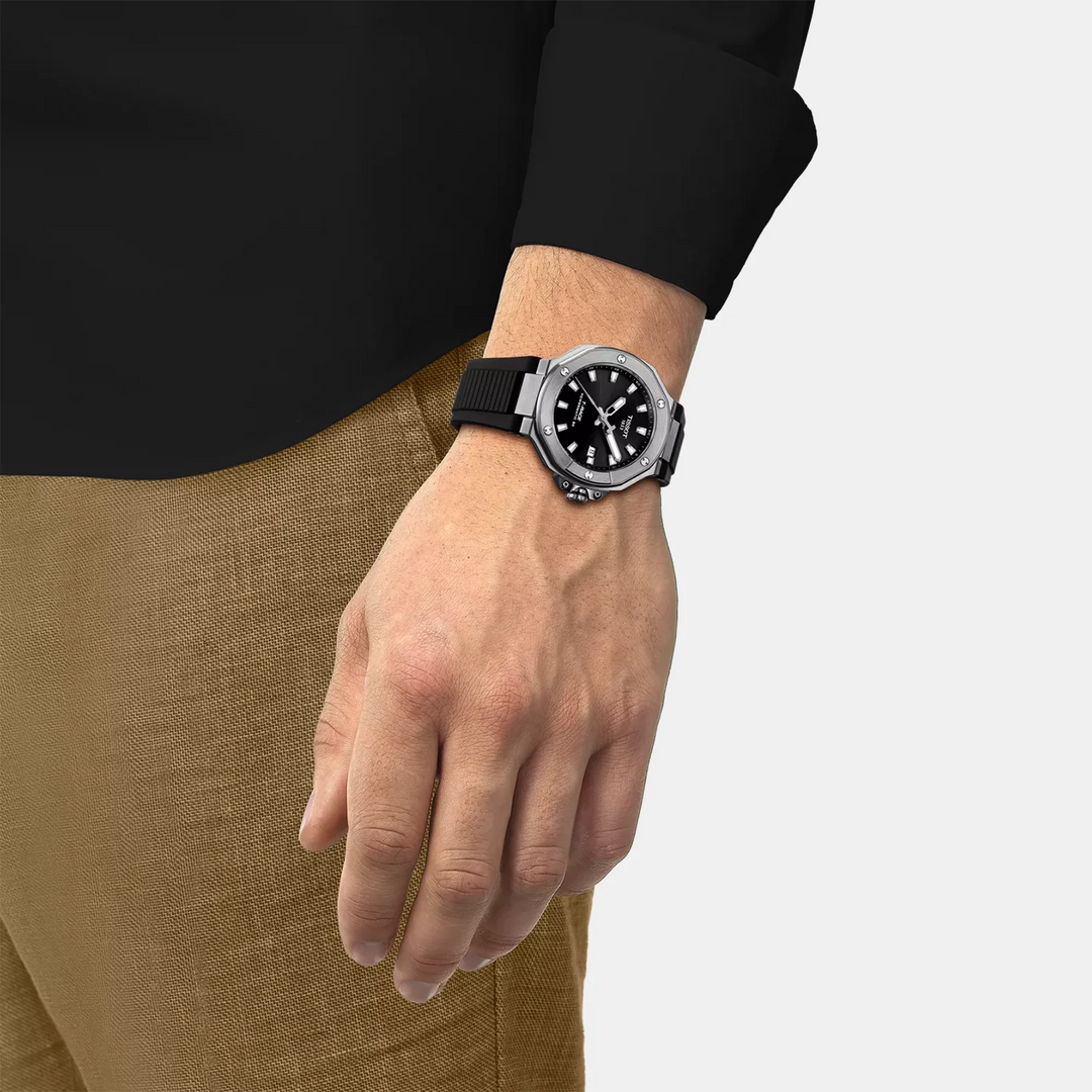 Tissot T-Race Powermatic 80 41mm Automatic Watch – Black Dial
