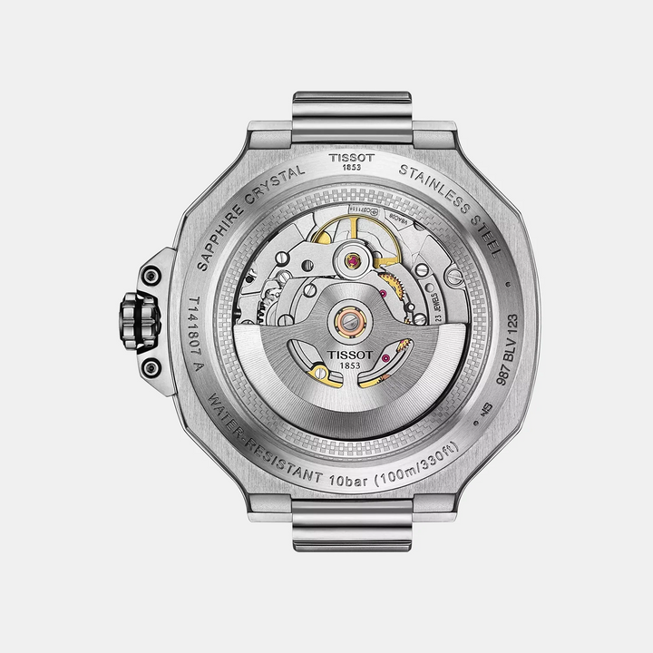 Tissot T-Race Powermatic 80 41mm Automatic Watch – Black Dial