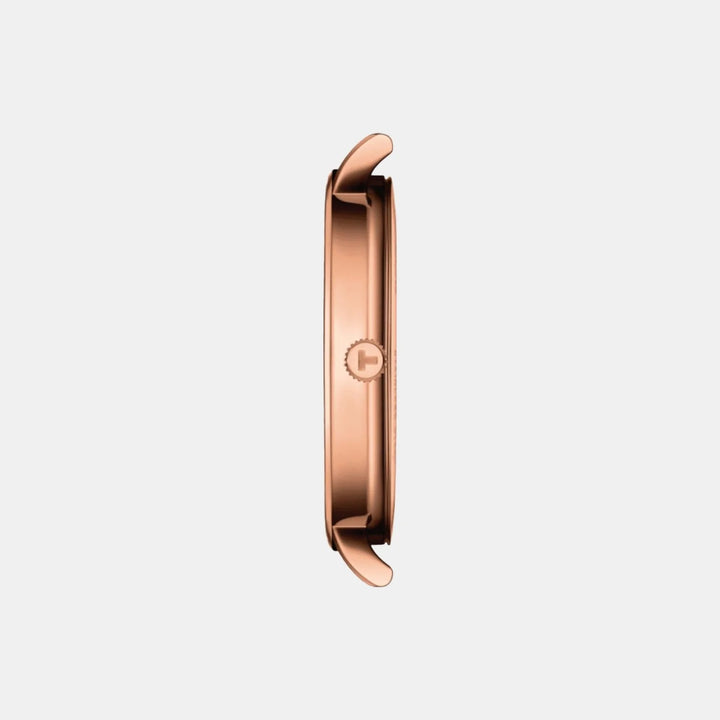 Tissot Everytime 40mm Quartz Watch – Silver Dial Rose Gold Mesh
