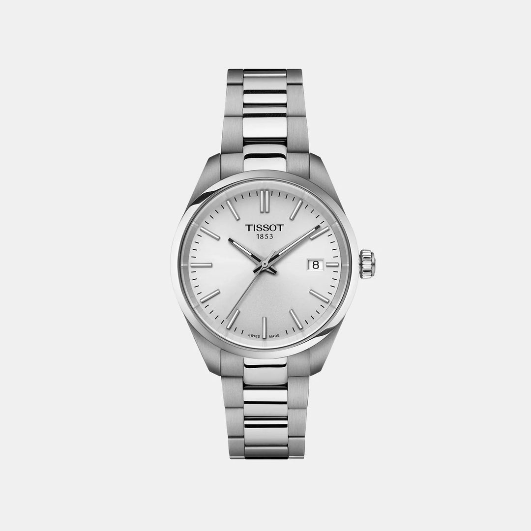 Tissot PR 100 34mm Quartz Watch – Silver Dial