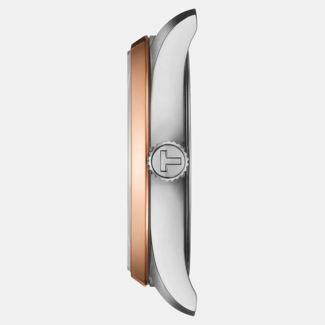 Tissot PR 100 34mm Quartz Watch – Mother of Pearl Dial Two-Tone