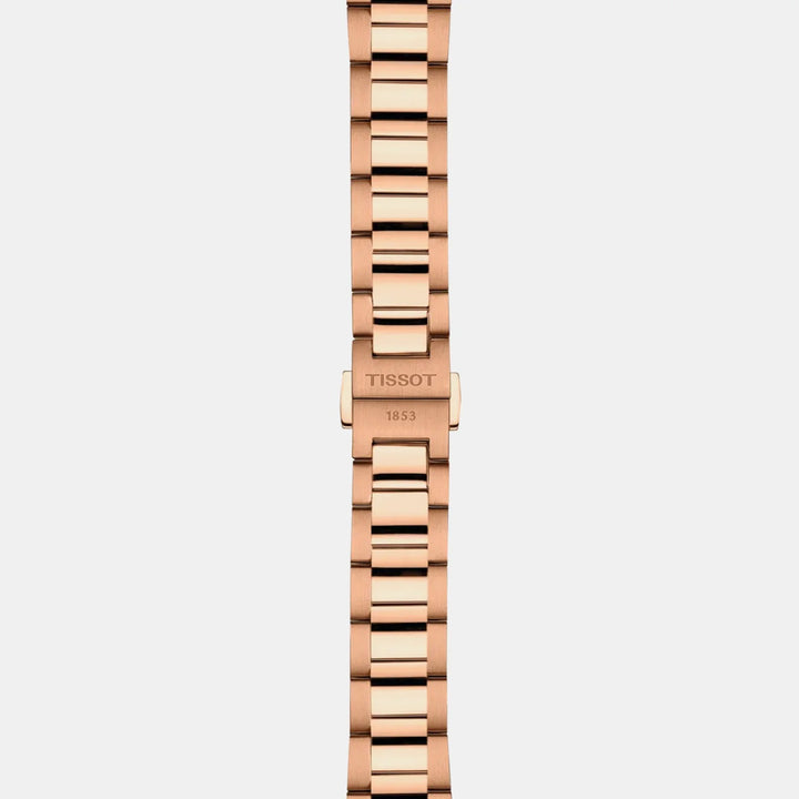 Tissot PR 100 34mm Quartz Watch – Mother of Pearl Dial Yellow Gold PVD
