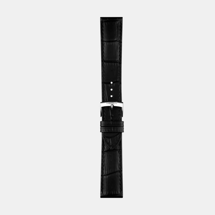 Tissot PR 100 40mm Quartz Watch – Black Dial Leather Strap