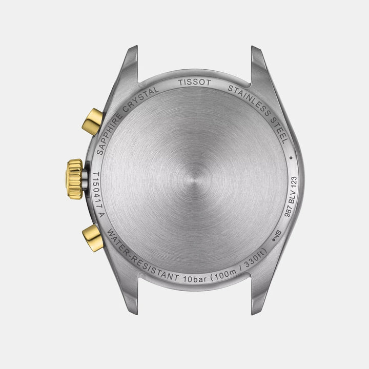 Tissot PR 100 Chronograph 40mm Quartz Watch – Silver Dial Two-Tone
