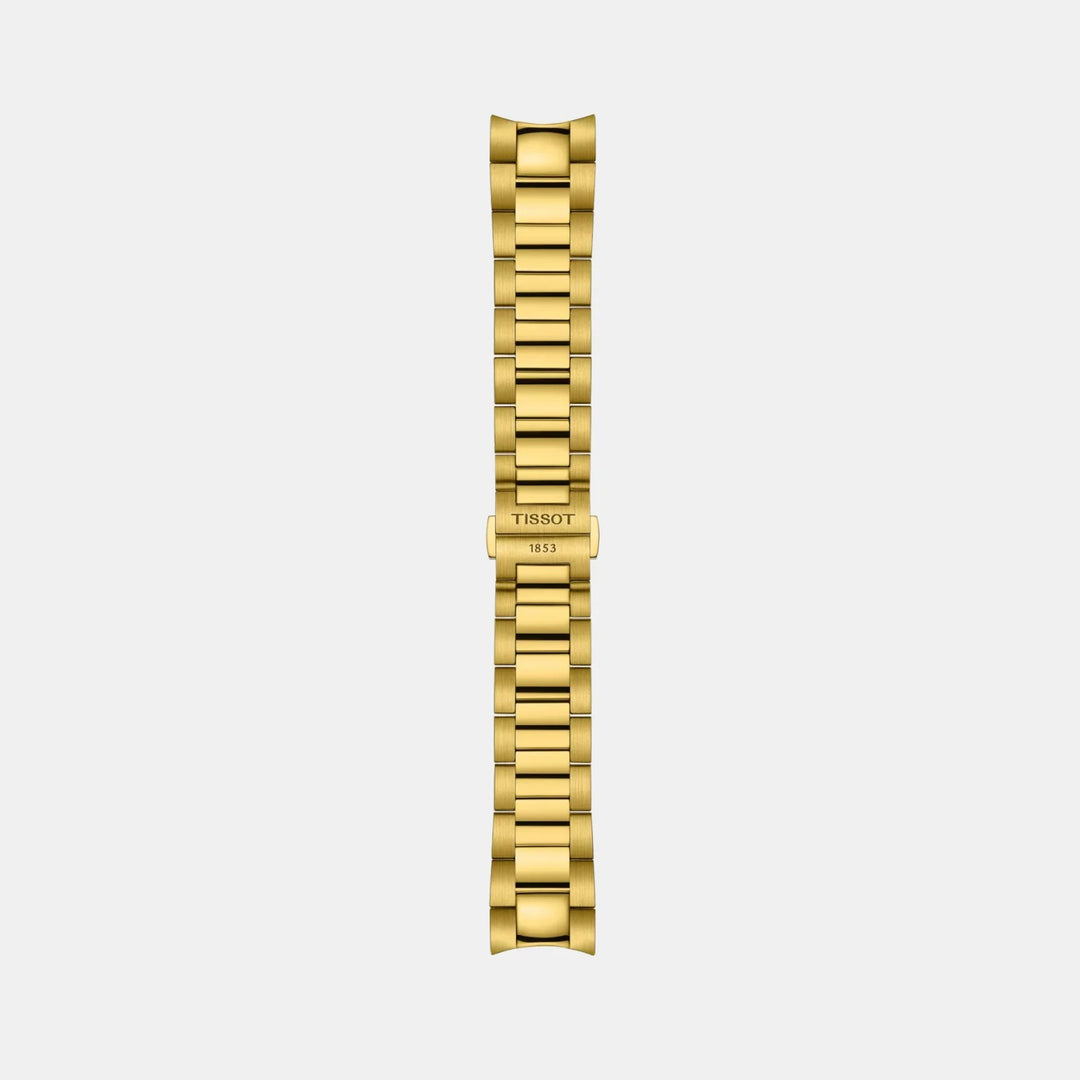 Tissot PR 100 Chronograph 40mm Quartz Watch – Silver Dial Yellow Gold PVD