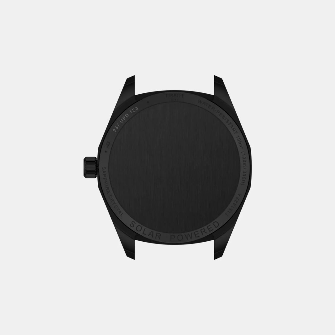 Tissot PRC 100 Solar 39mm Quartz Watch – Black Dial Black PVD