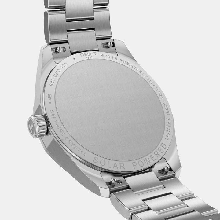 Tissot PRC 100 Solar 34mm Blue Dial Stainless Steel