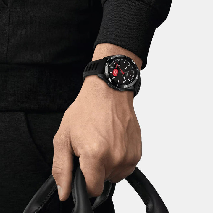 Tissot T-Touch Connect Sport 43.75mm Solar Smartwatch Black Strap