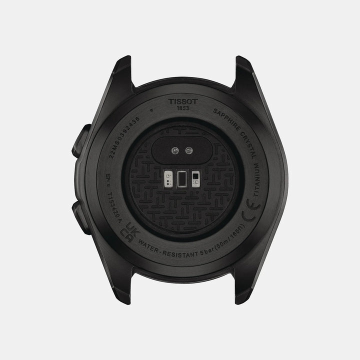 Tissot T-Touch Connect Sport 43.75mm Solar Smartwatch Black Strap