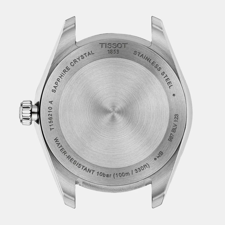 Tissot Ballade 34mm Silver Dial Rose Gold Two-Tone Leather Strap