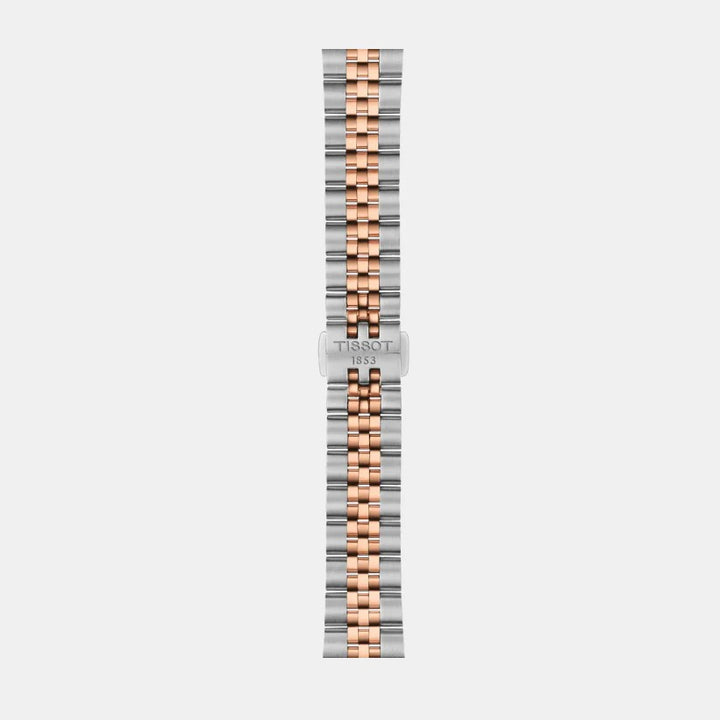 Tissot Ballade 34mm Blue Dial Two-Tone Rose Gold Bracelet