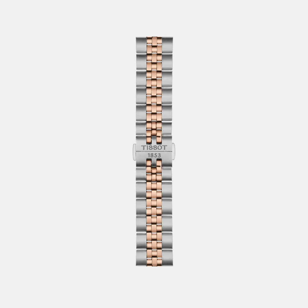 Tissot Ballade 40mm Blue Dial Two-Tone Rose Gold Bracelet