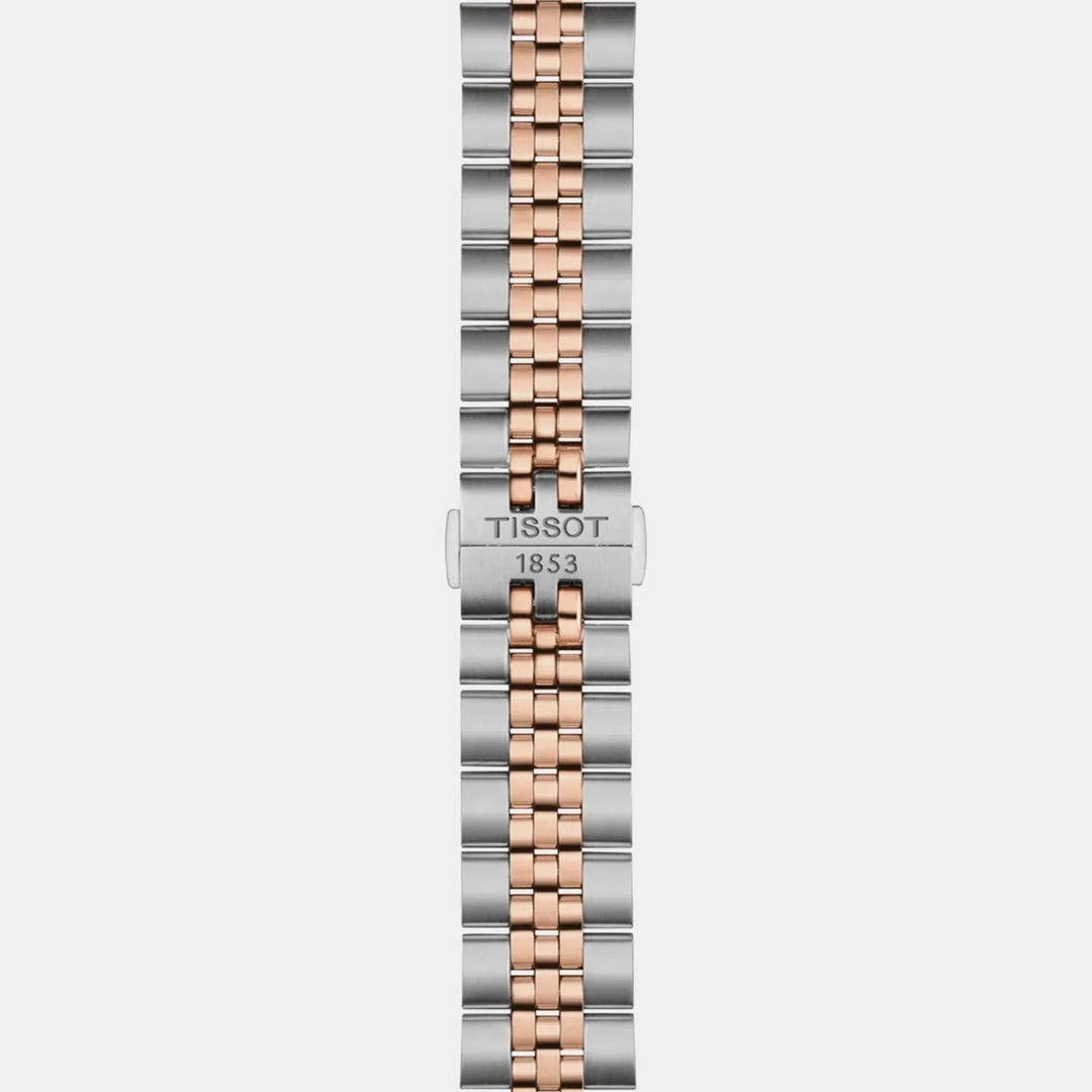 Tissot Ballade 40mm Brown Dial Two-Tone Rose Gold Bracelet