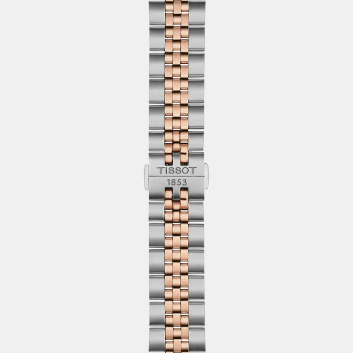 Tissot Ballade 40mm Brown Dial Two-Tone Rose Gold Bracelet