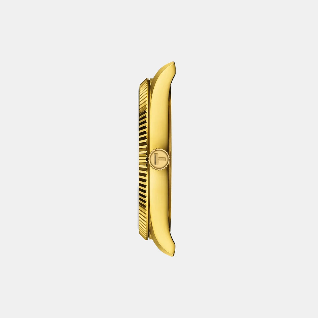 Tissot Ballade 40mm Black Dial Yellow Gold PVD Bracelet